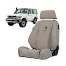 Black Duck Canvas Seat Covers for the Toyota LandCruiser 76 Series Wagon (09/2016 - 2023)
