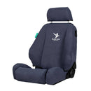 Black Duck Canvas Seat Covers for the Toyota LandCruiser 78 Series Troopy (03/2007 - 08/2016)