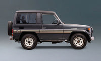 Brussels body stripe kit - BJ70/BJ71/Bundera SWB Land Cruiser dark vehicle