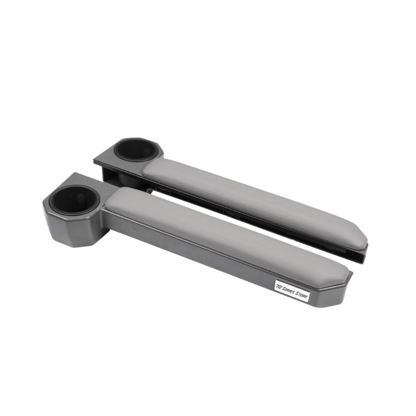 Rear Cup Holder Armrests Pro (Pair) - 76/79 Series Dual Cab (2007-)