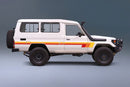 Ballina body stripes kit - J75 Series Toyota Land Cruiser Troop Carrier Sunrise Inverted vehicle