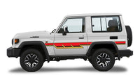California body stripe kit - Toyota LandCruiser LC71 2023+ grey vehicle