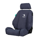 Black Duck Canvas Seat Covers for the Toyota LandCruiser 76 Series Wagon (09/2016 - 2023)