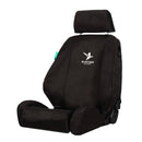 Black Duck Canvas Seat Covers for the Toyota LandCruiser 76 Series Wagon (09/2016 - 2023)