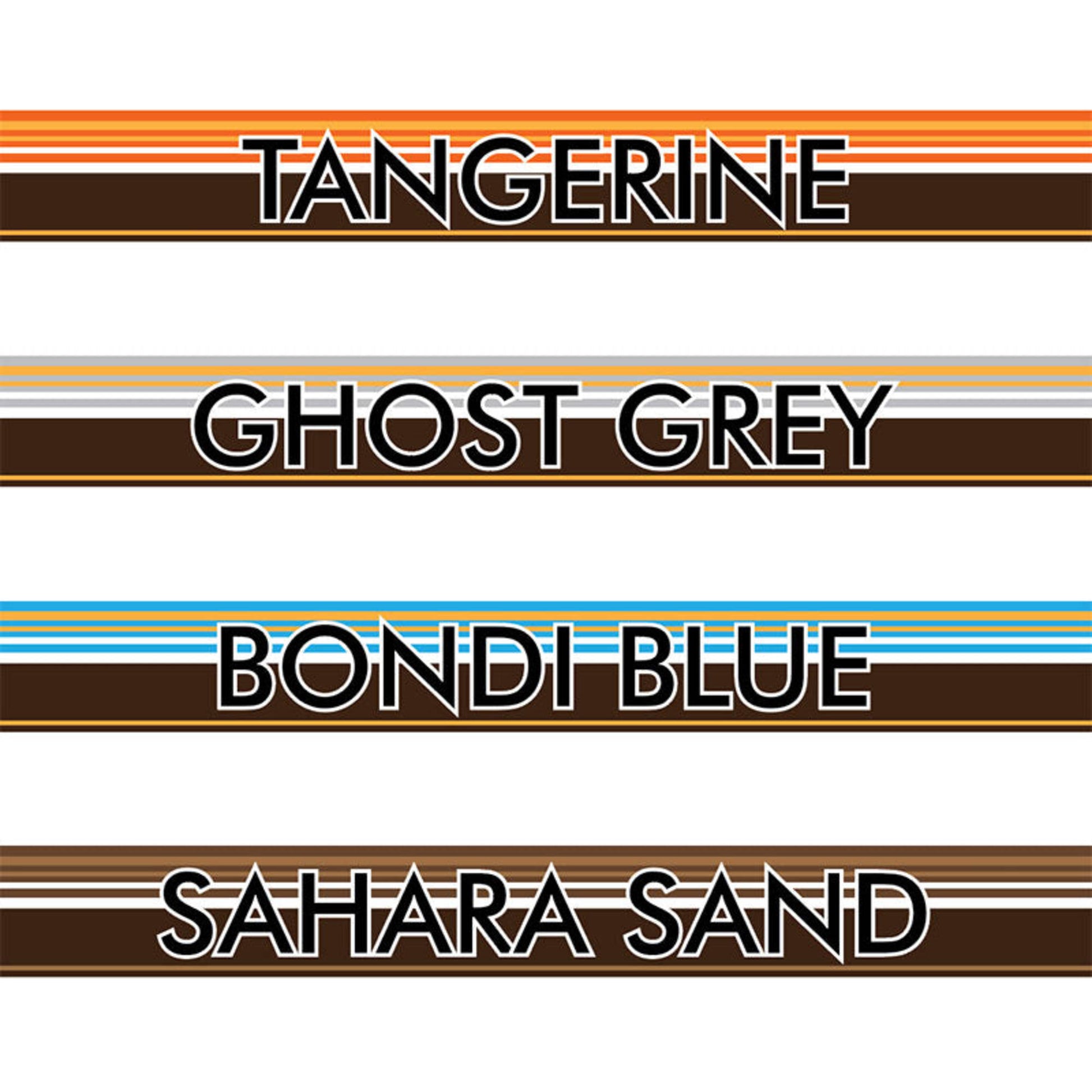 Decal Body Stripe Kit (Tarcutta) for the Toyota LandCruiser 78 Series Troop Carrier (1999-) (view 9)