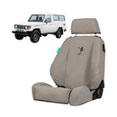 Black Duck Canvas Seat Covers for the Toyota LandCruiser 75 Series Troopy (01/1985 - 09/1999)