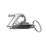 70th Anniversary Metal Key Ring