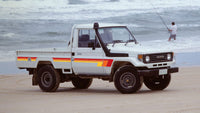 70 Series Land Cruiser Decal Body Stripe Kit (Ballina) - 75/79 Series Single Cab (1985-)