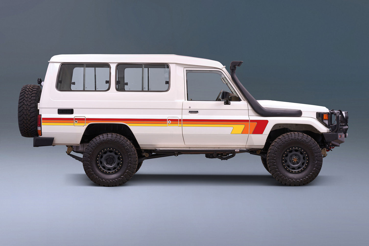 70 Series Land Cruiser Decal Body Stripe Kit (Ballina) - 75 Series (1985–1999)