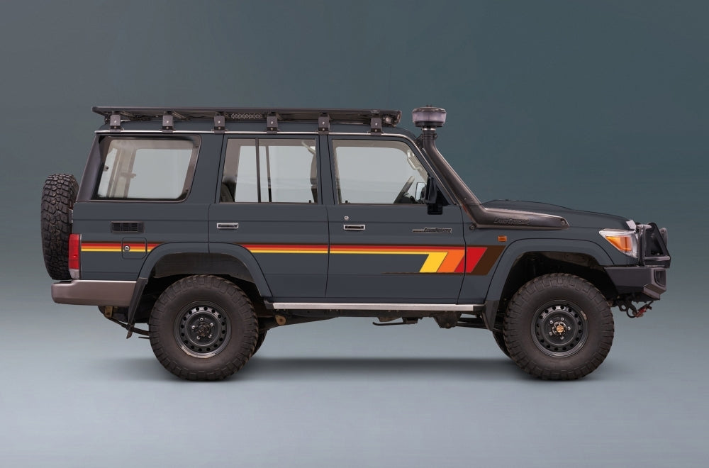 70 Series Land Cruiser Decal Body Stripe Kit (Broome) - 76 Series (2007-)