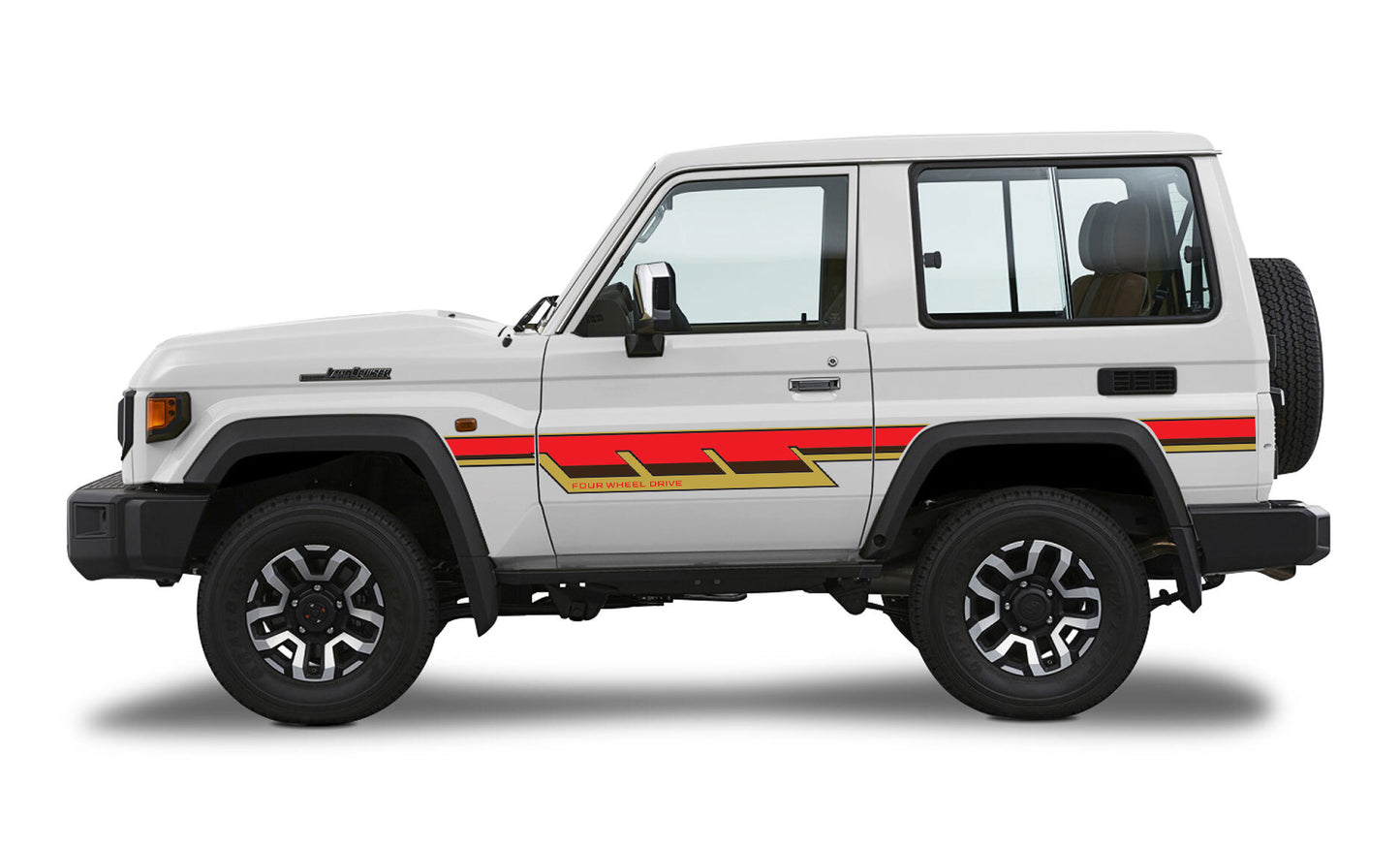 70 Series Land Cruiser Decal Body Stripe Kit (California) -  71 Series (2023-)