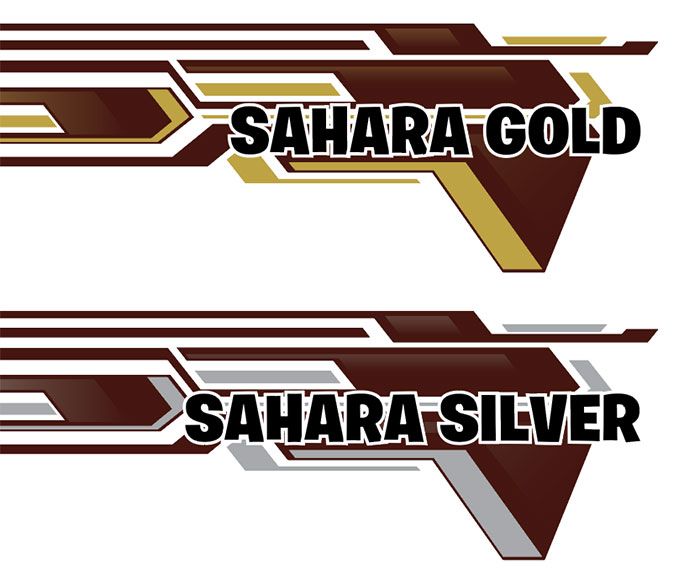 70 Series Land Cruiser Decal Body Stripe Kit (Doha) - 78 Series Troop Carrier (1999-)