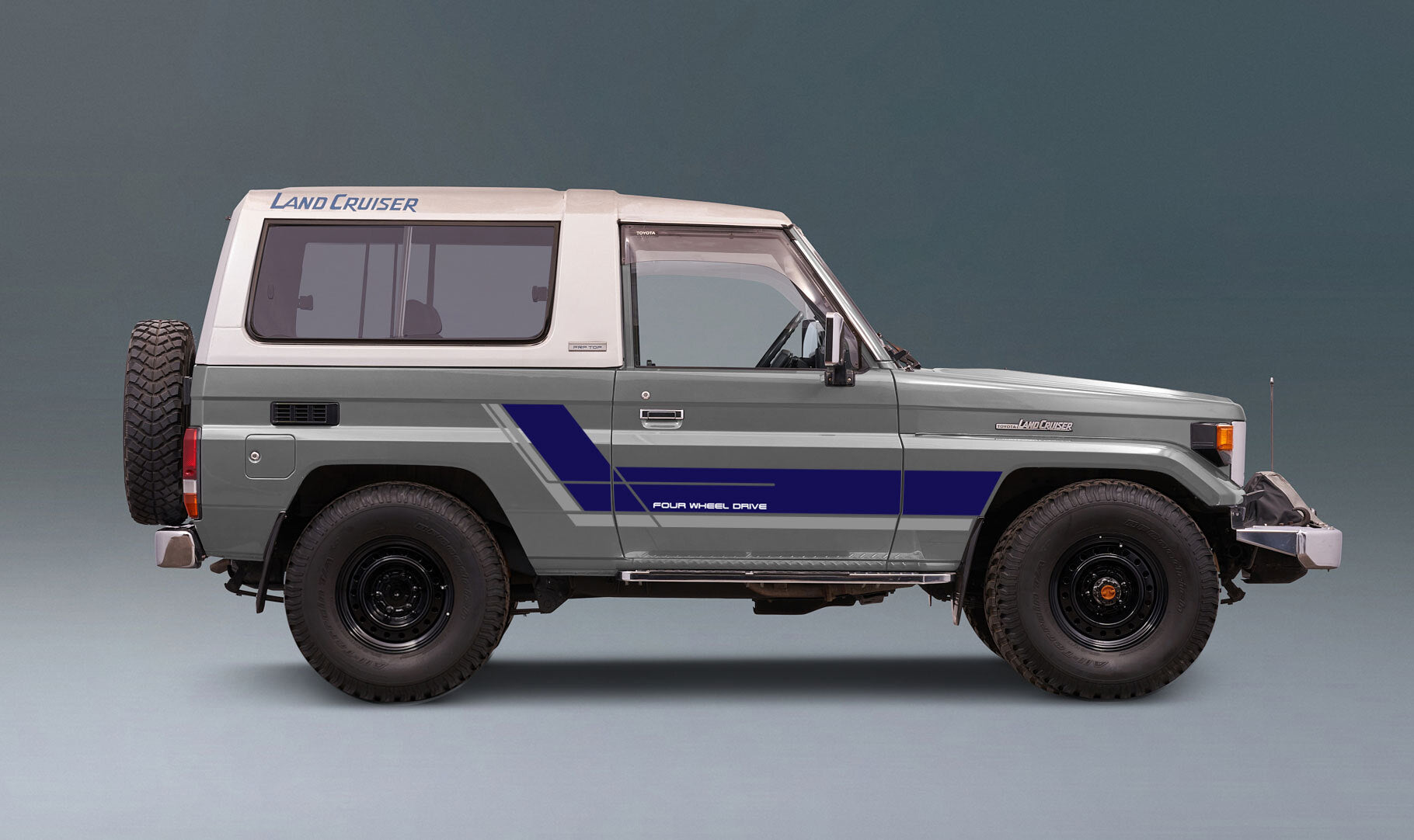 70 Series Land Cruiser Decal Body Stripe Kit (Fairbridge) - 73/74 Series (1984–1990)