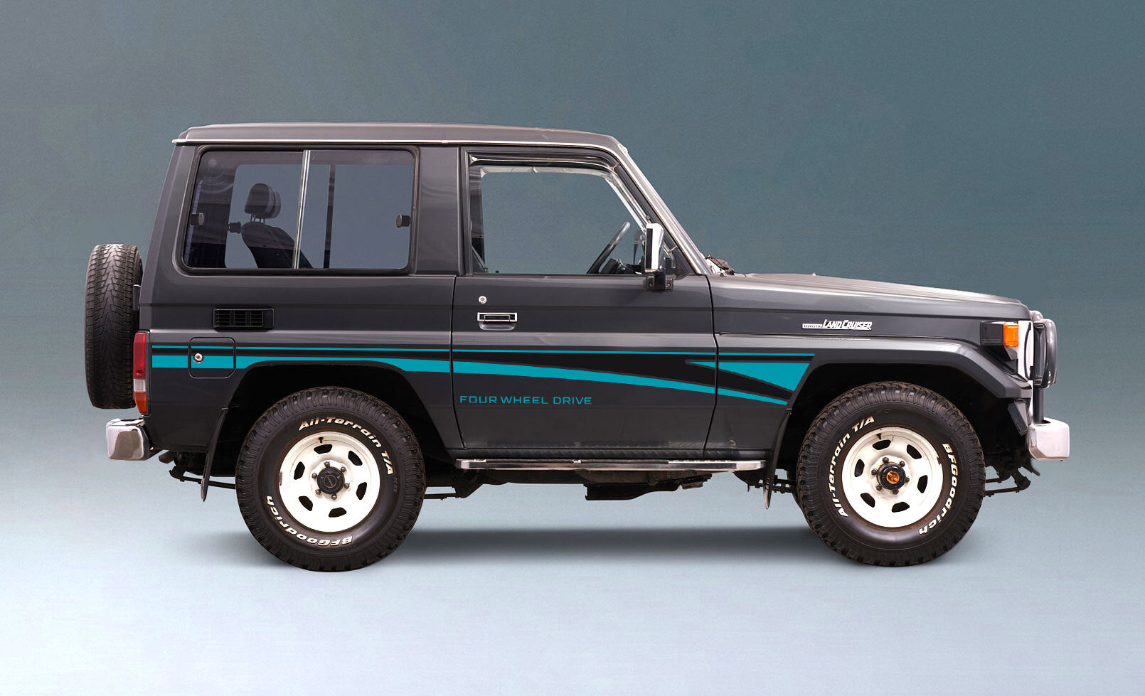 70 Series Land Cruiser Decal Body Stripe Kit (Narrabri) -  71 Series/Bundera (1984–)