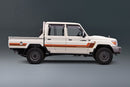Restored inca image for Decal Body Stripe Kit (Renmark) - 79 Series Dual Cab (2012-)