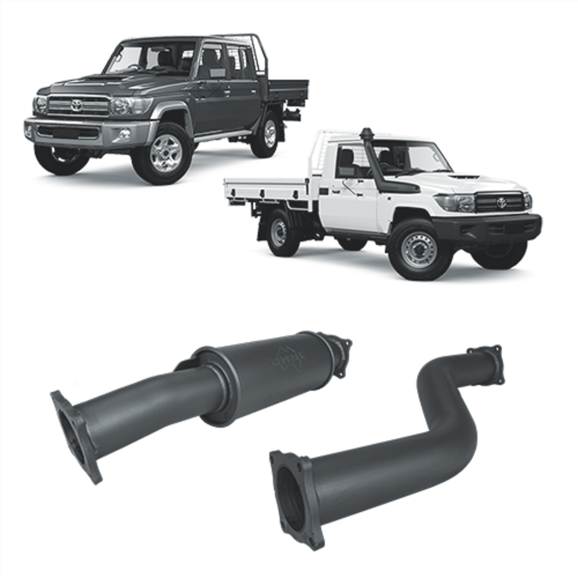 70 Series Land Cruiser Extreme Duty Auxiliary Fuel Tank Adaptor - 79 Series Dual Cab (2012 - On), Single Cab (11/2016 - On)