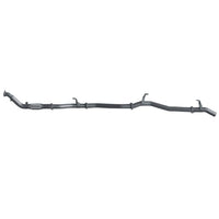70 Series Land Cruiser Extreme Duty Exhaust - 76 Series Wagon with Auxiliary Fuel Tank (01/2007 - 10/2016)