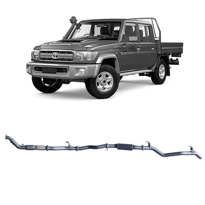 70 Series Land Cruiser Extreme Duty Exhaust - 79 Series Dual Cab (01/2012 - 10/2016)
