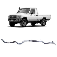 70 Series Land Cruiser Extreme Duty Exhaust - 79 Series Single Cab (03/2007 - 10/2016)