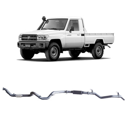 70 Series Land Cruiser Extreme Duty Exhaust - 79 Series Single Cab (03/2007 - 10/2016)