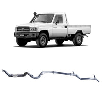 70 Series Land Cruiser Extreme Duty Exhaust - 79 Series Single Cab (03/2007 - 10/2016)