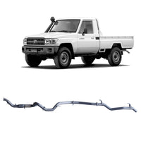 70 Series Land Cruiser Extreme Duty Exhaust - 79 Series Single Cab (03/2007 - 10/2016)