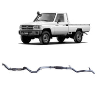 70 Series Land Cruiser Extreme Duty Exhaust - 79 Series Single Cab (03/2007 - 10/2016)