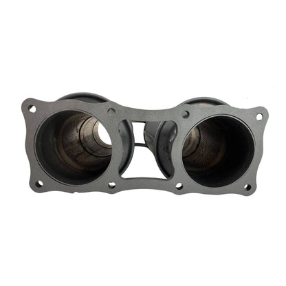 70 Series Land Cruiser Extreme Duty Twin 4 Turbo Back Exhaust with Resonator - 79 Series Dual Cab