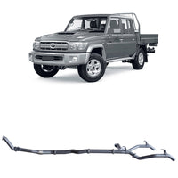 70 Series Land Cruiser Extreme Duty Twin Exhaust - 79 Series Dual Cab (10/2012 - 10/2016)