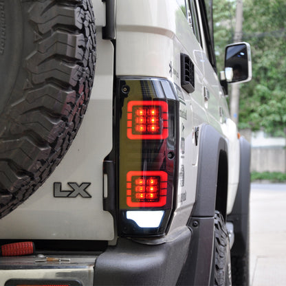 Toyota Land Cruiser LED Tail Lights Pro (76 Series) (Pair)