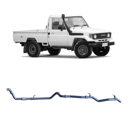 70 Series Land Cruiser Redback Extreme Duty Exhaust for Toyota Landcruiser 78 Series (01/1990 - 01/2007), Toyota Landcruiser 75 Series (03/1990 - 11/1999)