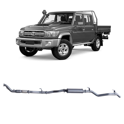 Toyota Land Cruiser Redback Extreme Duty Exhaust for Toyota Landcruiser 79 Series Double Cab (01/2012 - 10/2016)