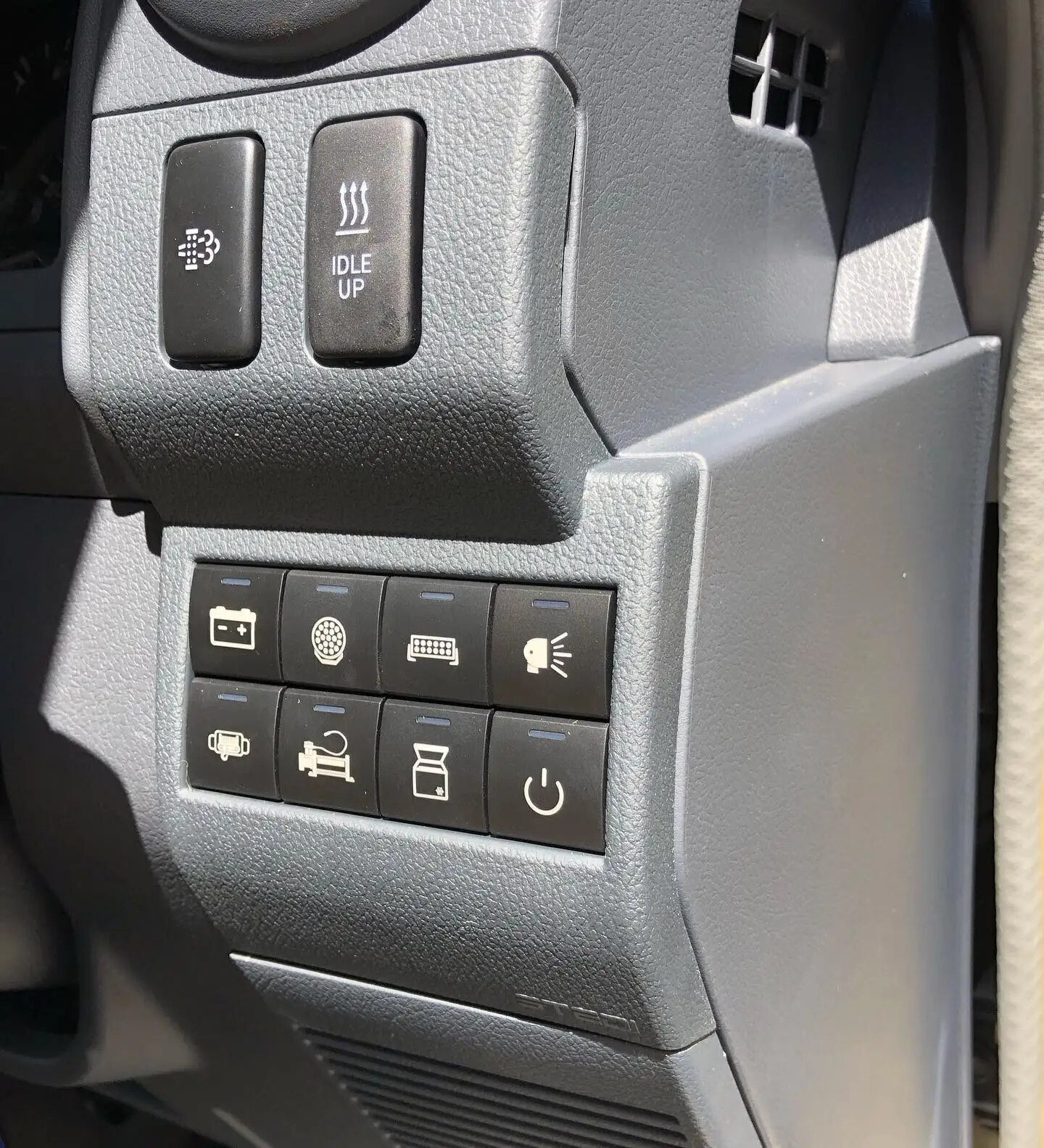 Toyota Land Cruiser Driver Side Switch Fascia Panel (RHD)