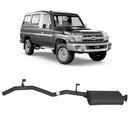 2.5" Exhaust for the Toyota LandCruiser 79 Series 1HZ w/ Muffler (view 3)