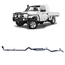 Extreme Duty 3" Factory Dump Pipe Back Exhaust for the Toyota LandCruiser 79 Series 4.2L TD (01/2001 - 01/2007) (view 6)