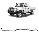 Extreme Duty 3" Factory Dump Pipe Back Exhaust for the Toyota LandCruiser 79 Series 4.2L TD (01/2001 - 01/2007)