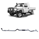 Extreme Duty 3" Factory Dump Pipe Back Exhaust for the Toyota LandCruiser 79 Series 4.2L TD (01/2001 - 01/2007) (view 3)