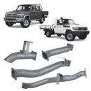 Extreme Duty 4" Turbo Back Exhaust - 79 Series Single & Dual Cab (11/2016 - On)