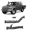 Extreme Duty 3" Exhaust DPF Adaptor Kit for the Toyota LandCruiser 76 Series Wagon, 79 Series Single & Dual Cab (view 2)