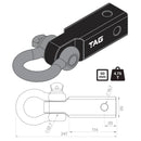 Recovery Hitch - Fixed Bow Shackle (4.75T) (view 2)