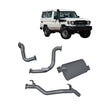 Extreme Duty 3" DPF Back Exhaust for the Toyota LandCruiser 78 Series Troop Carrier (11/2016 - On) (view 3)